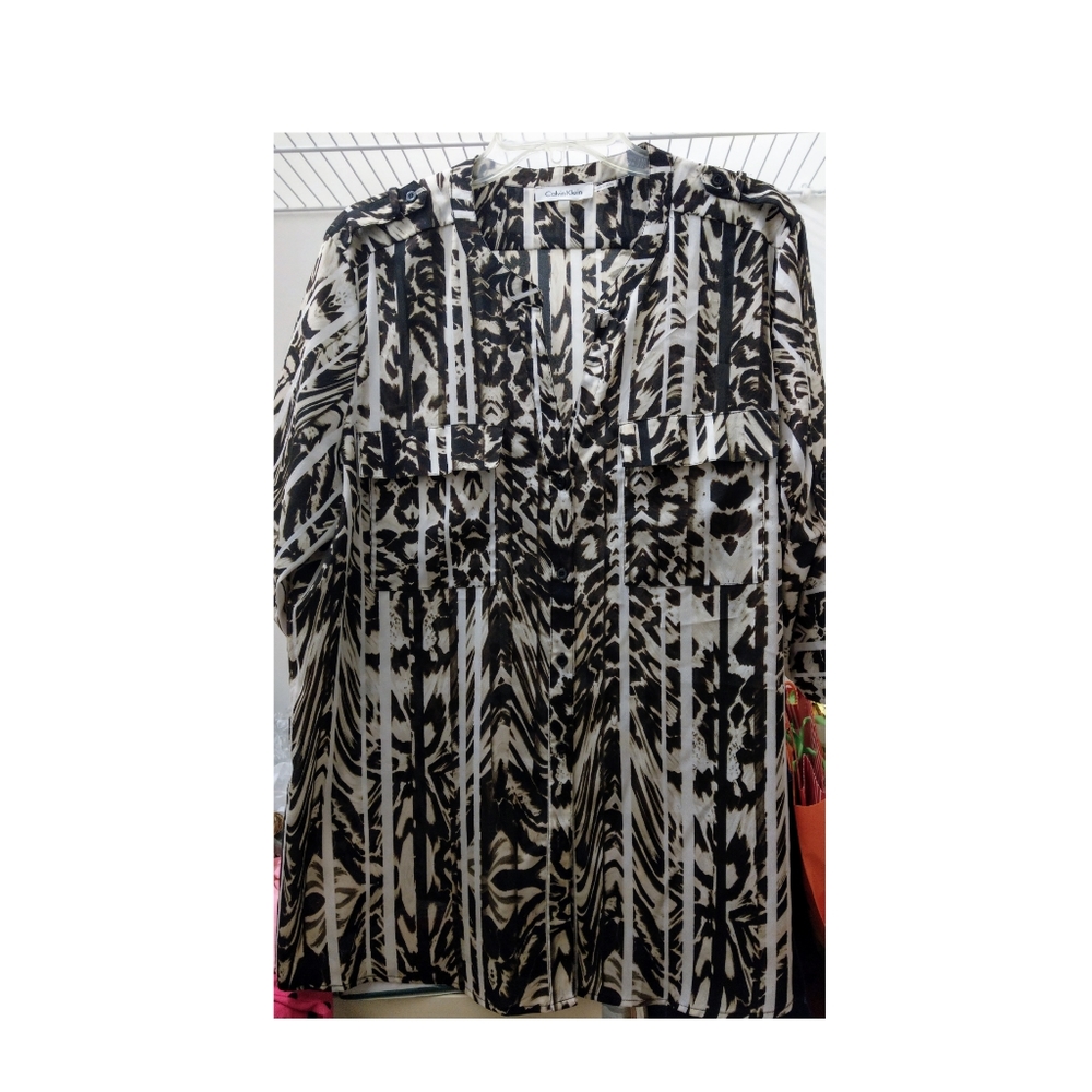 Calvin Klein Animal print blouse
